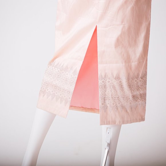 Vintage Hand-Made one of a kind Pink Pencil dress - Picture 10 of 12